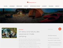 Tablet Screenshot of campingfonsagrada.com